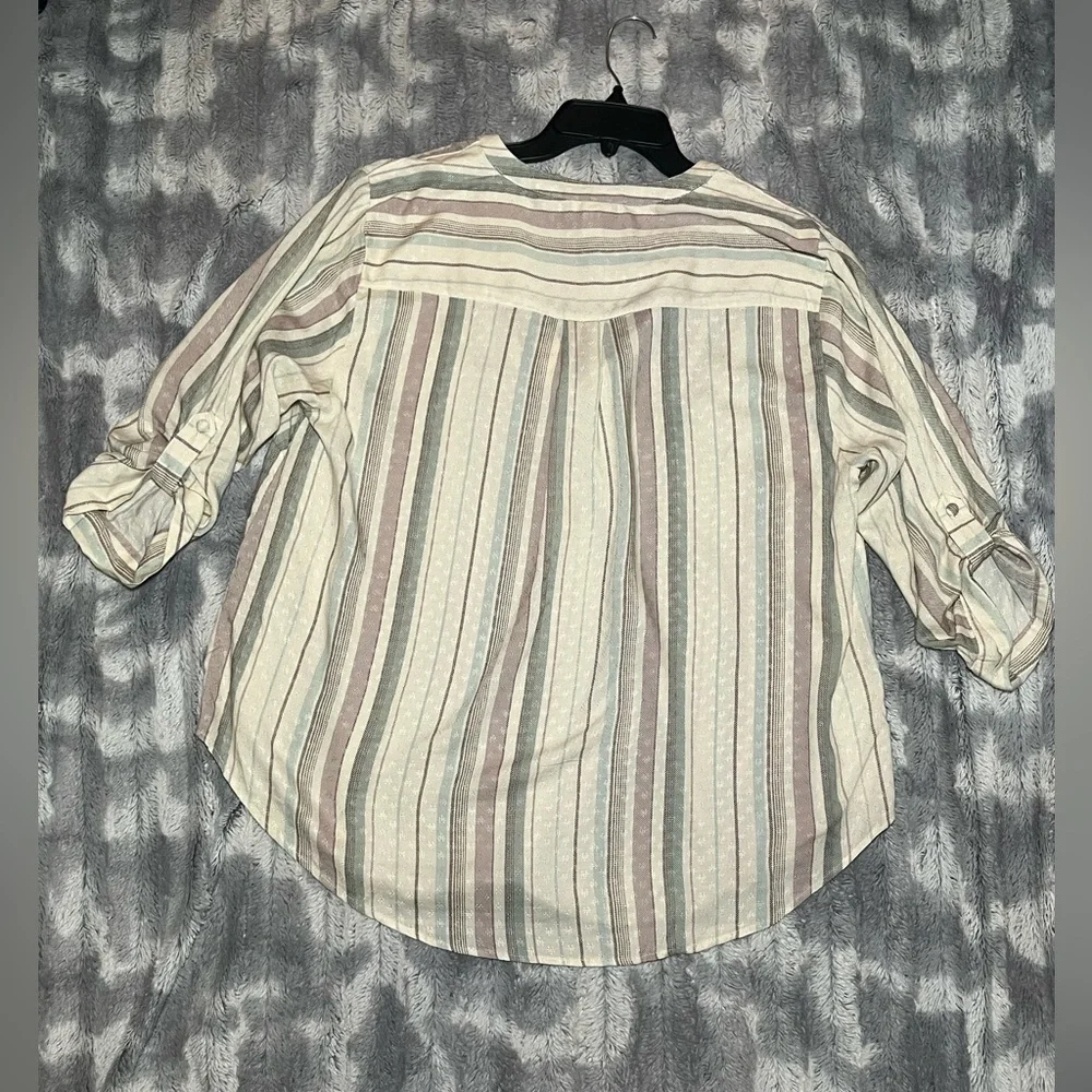 Torrid Harper 3/4 Sleeve Pullover Blouse - Picture 7 of 12